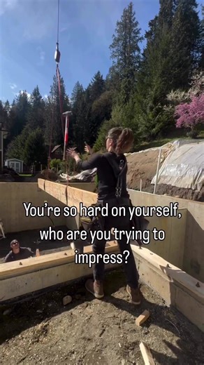 Working hard to live a life little Sash never even dreamed of. 🤍 #construction #bluecollar #constructionlife #carpenter #framer