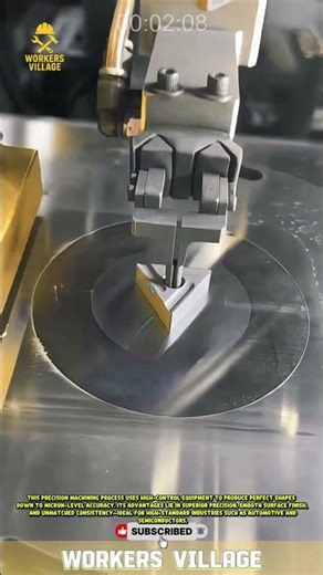 **Maximum Precision with Modern Machining Technology** #workersvillage #machine #innovation #tech
