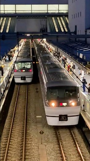 （所沢駅 上下線同時発着）引退決定の西武鉄道10000系特急レッドアロー