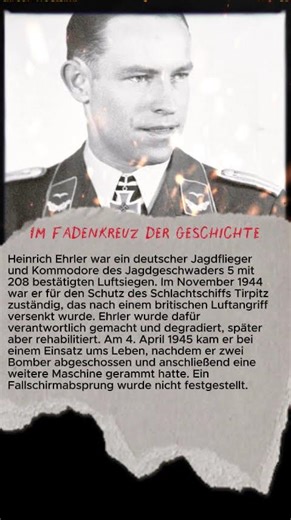 ▶️ Vom Sündenbock zur Legende: Warum Heinrich Ehrler am Ende alles riskierte