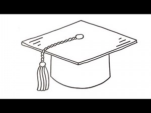 How to DRAW GRADUATION CAP Easy Drawing Tutorials