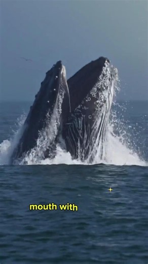 How Does a Blue Whale Eat Without Teeth? | Amazing Whale Feeding Explained #shortvideo