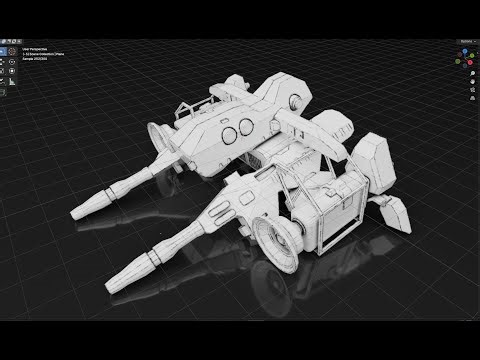 Hard Surface modeling with Trim Mesh and Grid Modeler