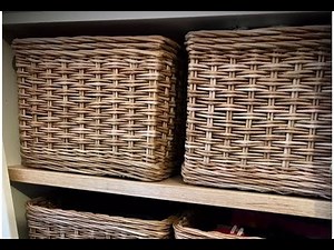 How to make a rectangular basket with newspaper