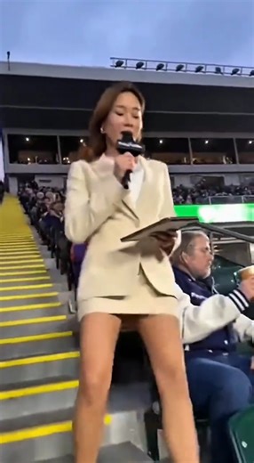 "Reporter Loses Balance on Stairs!"😂#reporterfail #reportercomedy#funnyshorts#aishorts#comedyshorts