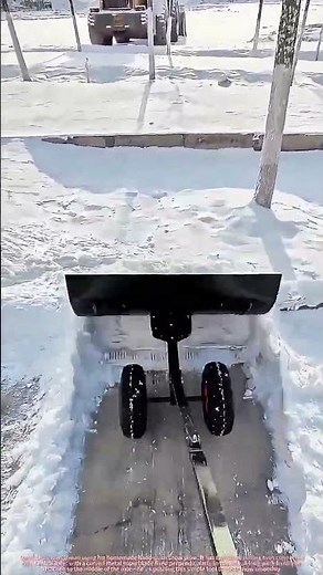 Homemade Hand Push Snow Plow Works So Well ! Cheap & Easy DIY