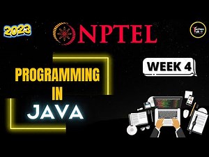 NPTEL Programming In Java WEEK4 Quiz Assignment Solutions💡 | Swayam July 2023 | IIT Kharagpur