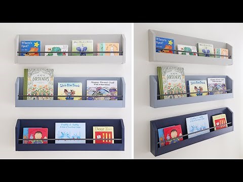 DIY Wall Bookshelf | Perfect for a Kids Wall Bookshelf