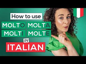 How to use MOLTO in Italian + FREE PDF [Italian for Beginners]
