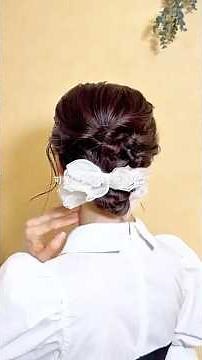 バナナクリップで華やかヘアアレンジ #ミディアムヘア #ヘアアレンジ #ヘアアレンジ動画 #ヘアクリップ #簡単ヘアアレンジ #時短ヘアアレンジ