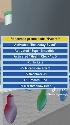2 NEW Codes *OP* (5th Birthday Codes) #roblox #bss #beeswarmupdate #beeswarmcodes #beeswarmsimulatorcodes #fyp #robloxfyp #robloxedit #beeswarmsimulatorroblox #beeswarm #beeswarmsimulator #Onett