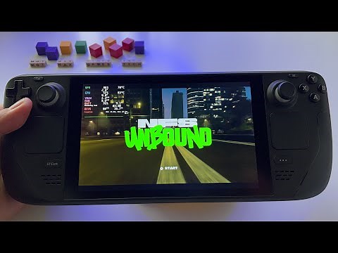 NFS Need for Speed Unbound - Steam Deck gameplay | Steam OS
