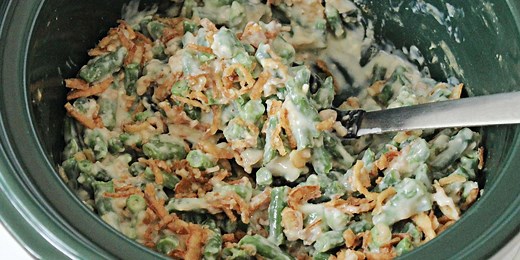 Slow Cooker Green Bean Casserole