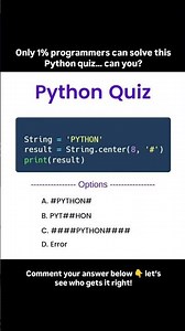 99% People Fail This Python Quiz 😳 Can You Solve It?#shorts #shortsfeed