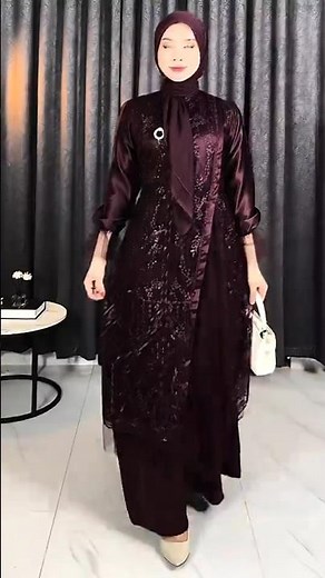Kinar Dress Silk Kombinasi Tile Garden Premium