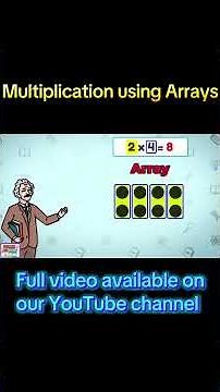 Multiplication using Arrays for Kids
