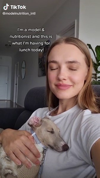 Featuring Remy 🐶💚 #modeltiktok #modeltips #healthymodel #model #nutritionist #balancednotclean #nourishyourbody