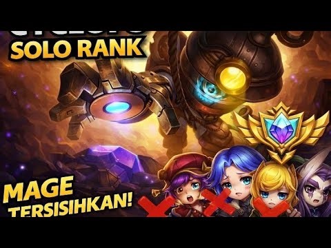 "SOLO RANK DENGAN CYCLOPS - BUILD META & GAMEPLAY UNTUK MENANG MUDAH! | MLBB"