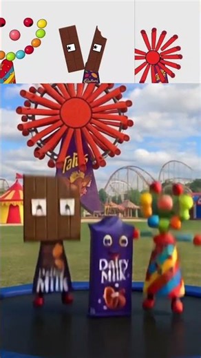incredibox sprunki oc Skittle vs dairy milk vs Takis are trampoline jumping in Real Life #sprunki
