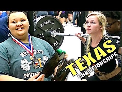 1,520 Pounds - State Record - Lexi Harris DOMINATES Texas H.S Powerlifting Championship.