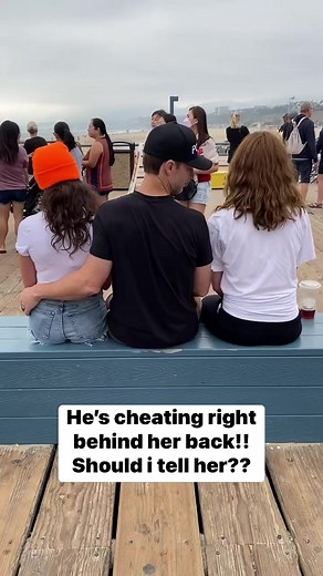 1.8M views · 3K reactions | He’s cheating behind her back, literally! 勞 #wwyd #relationships | Taylor Black | Facebook