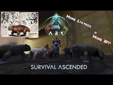 Ark Survival Ascended: Does Lystrosaurus XP Boost stack or increase with melee?