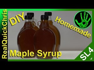 how to make maple syrup the homemade way