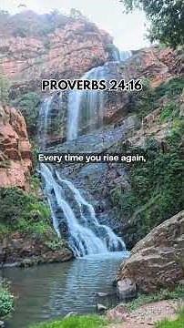 PROVERBS 24:16 - It’s not about never failing—it’s about not staying down.