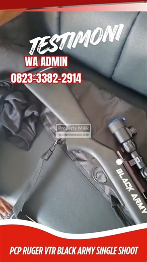 Testimoni Unit Sampai di Kalbar - PCP Ruger VTR Black Army Singleshoot #senapanangin
