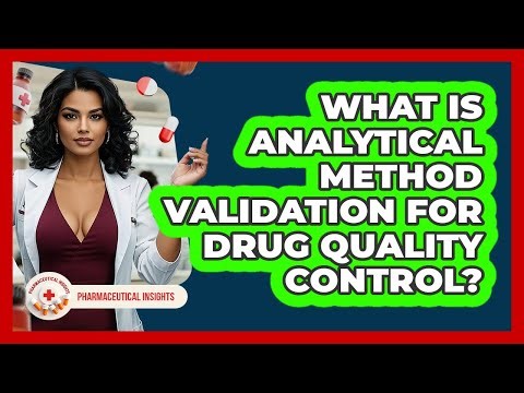 What Is Analytical Method Validation For Drug Quality Control? - Pharmaceutical Insights