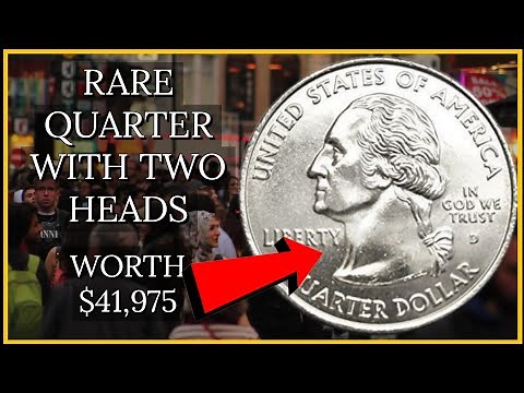 Rare Quarter With TWO HEADS Worth $41,975 – Do You Have This Coin ?