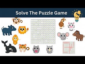 Solve The Puzzle Game |cross The Words | English Vocabulary | Crossword Puzzle Game