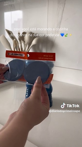 Cozinha dos Sonhos com Le Creuset em Azul