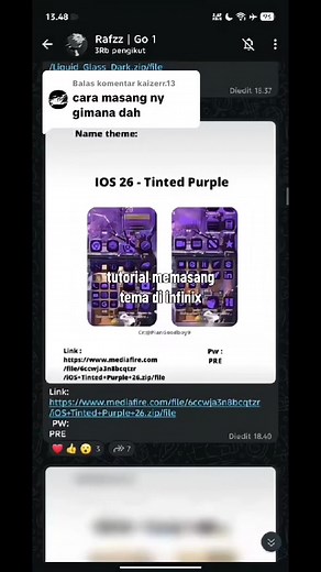 Cara Memasang Tema Infinix (Pakai ZArchiver)