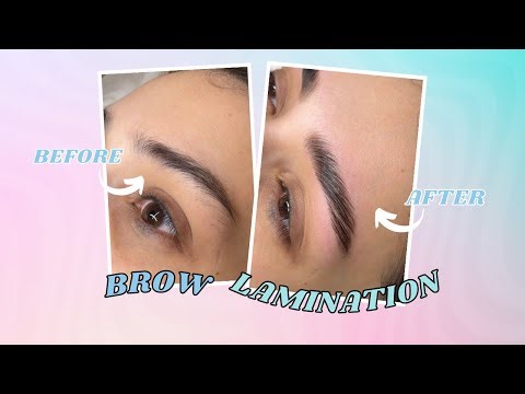 Brow Lamination Transformation | Before & After + Full Process