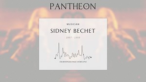 Sidney Bechet Biography | Pantheon