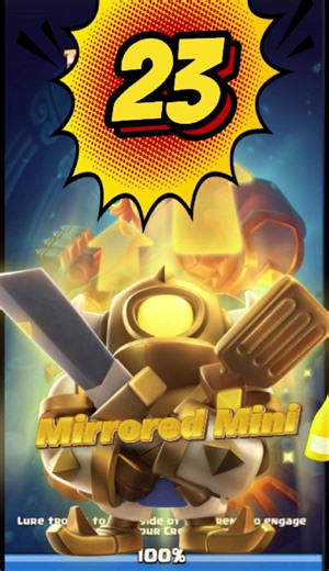 Clash Royale 23 Mini Pekka! Daily Combo Mirror Hero Mini Pekka Miner Deck Tips Strategy How to get level 23 mini pekka #clashroyale #gaming