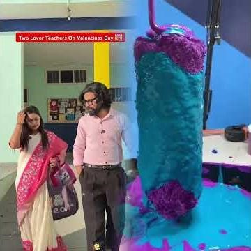 Two Lover Teachers On Valentines Day 👩‍❤️‍👨 #shorts #loverteachers #valentinesday