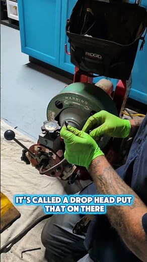 Drain cleaning training with our Spartan machine — mastering every turn, drop head, and technique. 💧