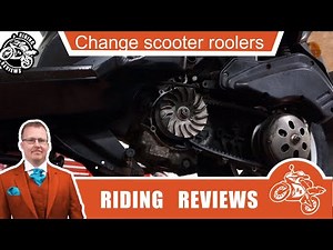 Replace a scooters rollers and belt (STEP BY STEP)