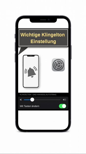“iPhone Trick” Ist deine Klingelton Lautstärke auch manchmal zu leise und ein anderes mal dann wiederum zu laut? 📱 So bleibt deine Klingelton Lautstärke auf deinem iPhone immer gleich. ✔️ Folge jetzt für weiter iPhone Tipps & Tricks 💯 👍🏼 #iphone #viral #apple #iphonetricks #iphonetips