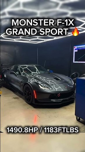 1490 RWHP ProCharged C7 Grand Sport 😈 F-1X + Built Long Block #procharged #dynotuning #corvette
