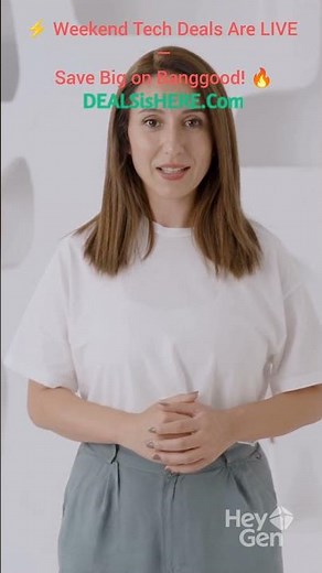 ⚡ Weekend Tech Deals Are LIVE — Save Big on Banggood! 🔥