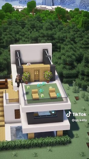 Easy Modern House Minecraft Build Guide