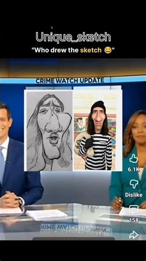 who draw the skech #funny #news #sehar