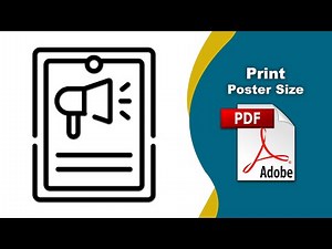 How to Print a PDF in Poster Size with Cut Marks using Adobe Acrobat Pro DC