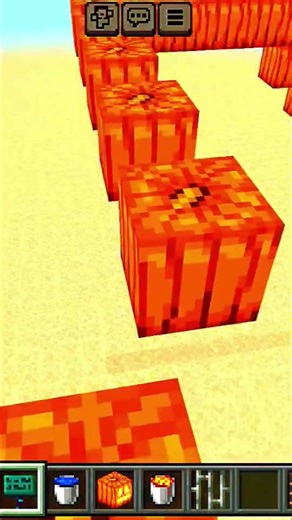 Minecraft Desert Fire Parkour Jumping #minecraft