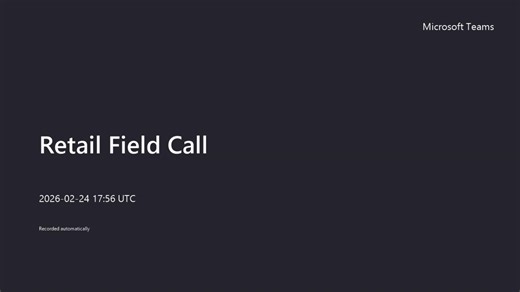 Advanced Reporting Introduction