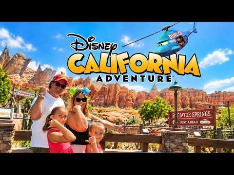 🚗 ¡NOS ENAMORAMOS DE CARS LAND! 🏜️ Nuestra PRIMERA VEZ en DISNEY CALIFORNIA ADVENTURE 🎡