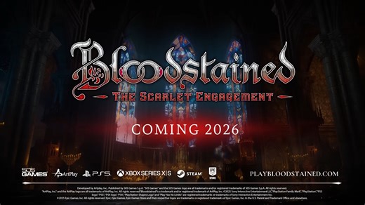 哥特角色扮演动作游戏《赤痕: 绯红婚约 Bloodstained: The Scarlet Engagement》2026年